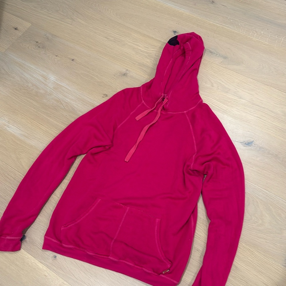 Neon pink FREE CITY hoodie